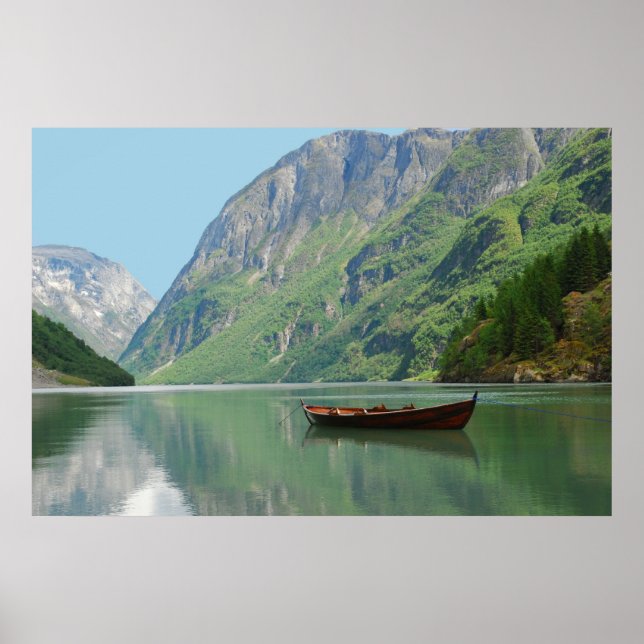 Schiff des Wikinger-Posters Poster (Vorne)