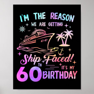 Schiff feierte 60. Geburtstag Kreuzfahrt 60 Jahre  Poster