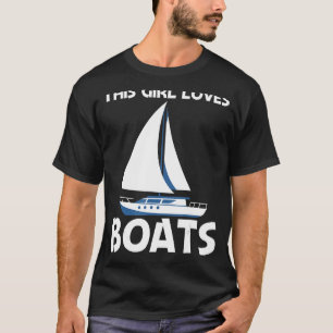 Schiff für Mädchen Kinder Segeln Reisen 1 T-Shirt