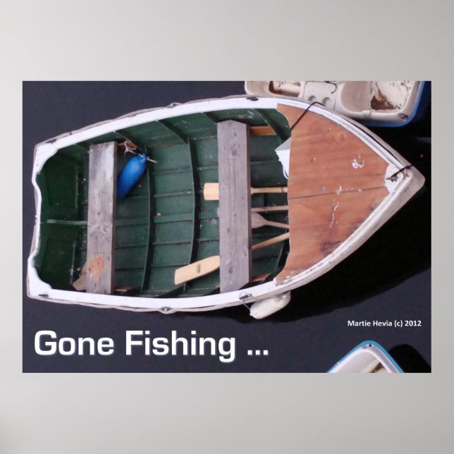 Schiff - Gone Fishing - Poster (Vorne)