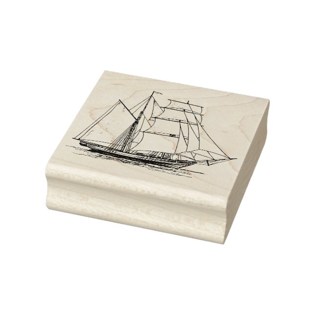 Schiff Gummistempel (Stempel)
