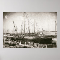 Schiff im Hafen Nautical