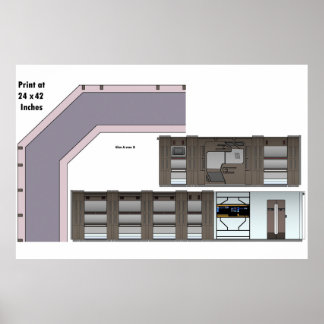 Schiff im Weltraum verloren Poster