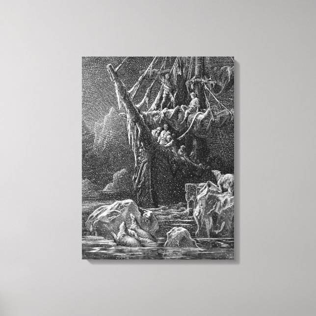 Schiff in der Antarktis Leinwanddruck (Vorderseite)