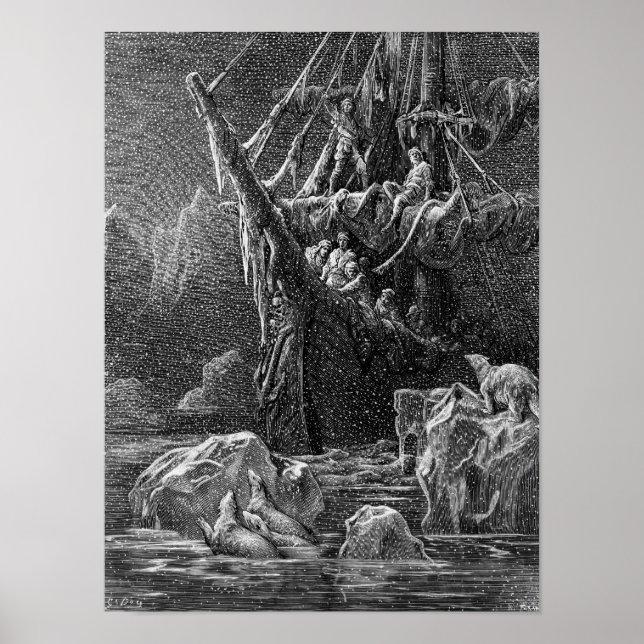 Schiff in der Antarktis Poster (Vorne)