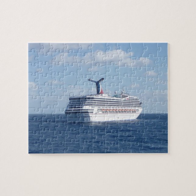 Schiff in Meer Puzzle (Horizontal)