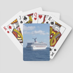 Schiff in Meer Spielkarten