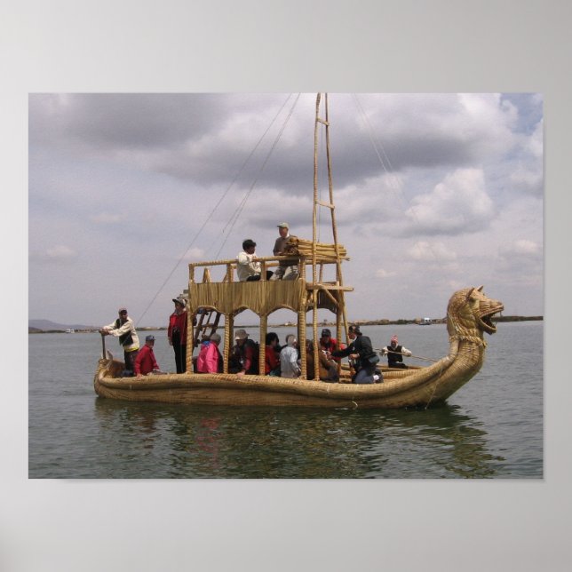 Schiff in Peru Poster (Vorne)