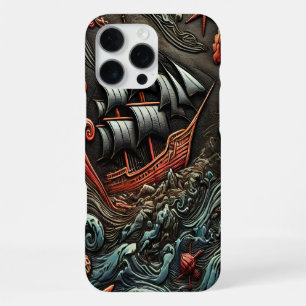 Schiff in stürmischen Gewässern iPhone 16 Pro Max Hülle