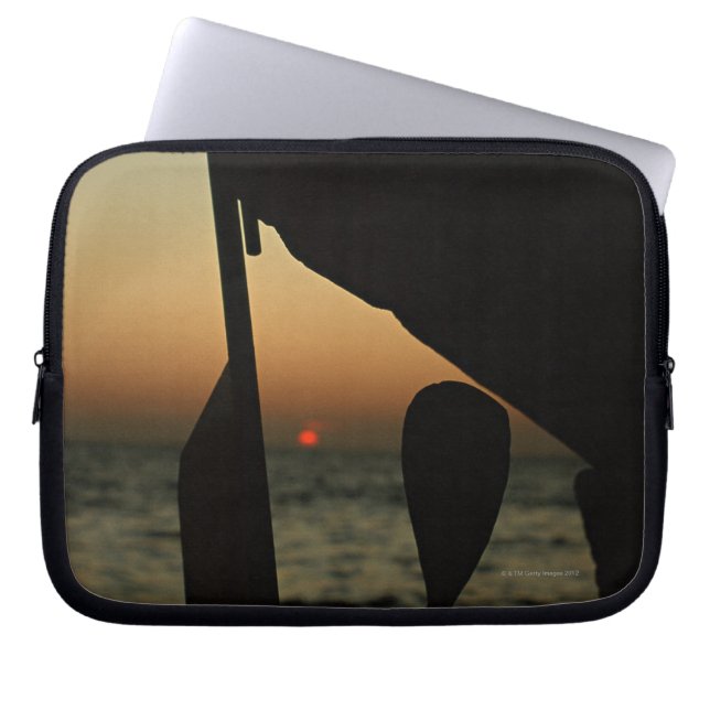 Schiff Laptopschutzhülle (Vorderseite)