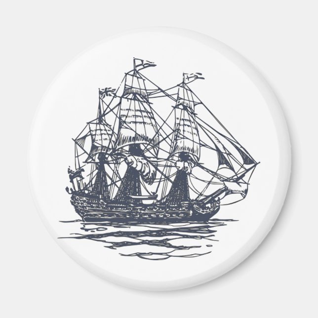 Schiff Magnet (Vorne)