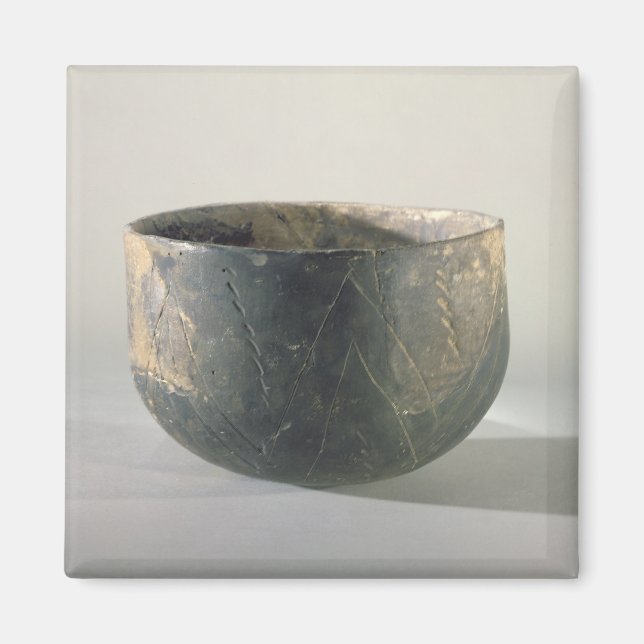 Schiff mit farbigem Dekor Magnet (Vorne)