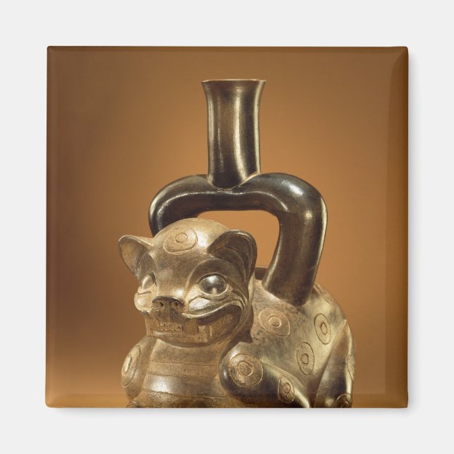 Schiff mit Puma, Chavin Culture, c.90 BC Magnet (Vorne)