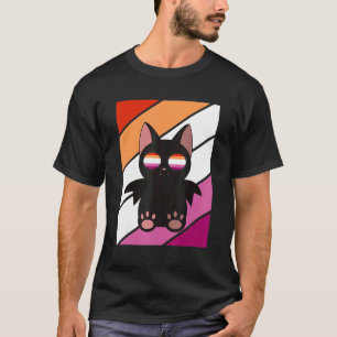 Schiff mit stolzer lesbischer Flagge LGBTQ stolz a T-Shirt