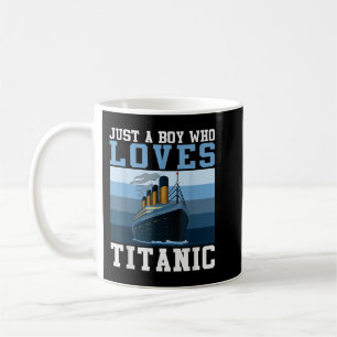 Schiff nur ein Junge, der Titanic Boat Titanic Boy Kaffeetasse