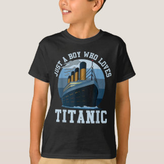 Schiff nur ein Junge, der Titanic Boat Titanic Boy T-Shirt