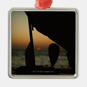 Schiff Ornament Aus Metall