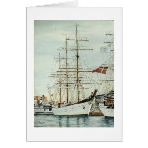 Schiff Pauls McGehee hohe "Gorch Fock" Karte
