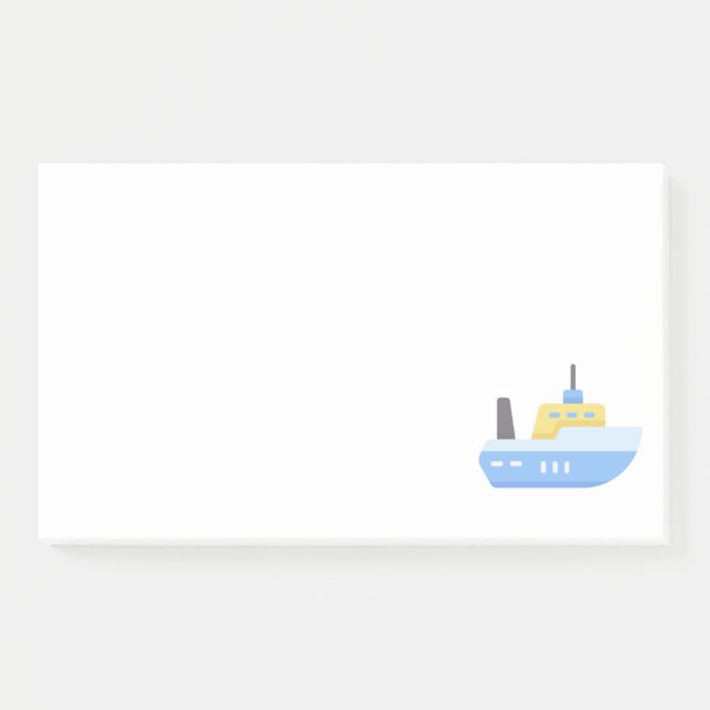 Schiff Post-it Klebezettel (Vorderseite)
