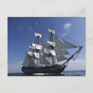 Schiff Postkarte