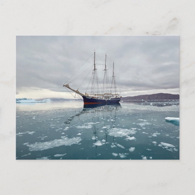 Schiff Rembrandt van Rijn 1947 Postkarte (Vorderseite)