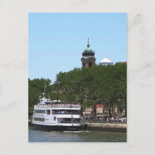 Schiff Sail New York Statue of Liberty Islands Postkarte