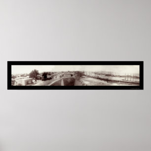 Schiff San Pedro Hafen Foto 1904 Poster