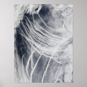 Schiff spürt den NordPazifischen Ozean auf Poster