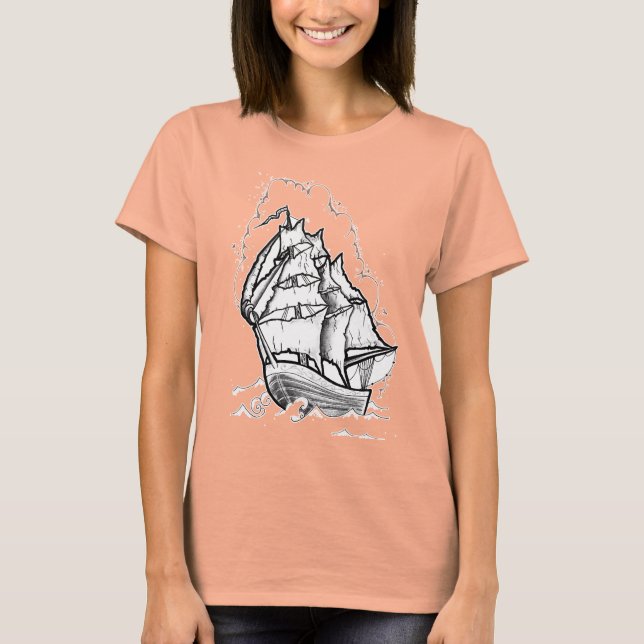 Schiff T-Shirt (Vorderseite)