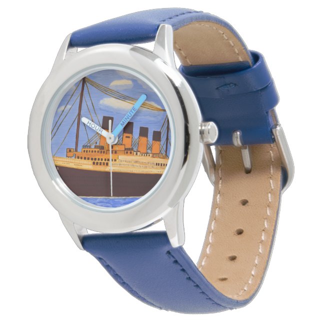 Schiff Titanic  Armbanduhr (Schrägansicht)