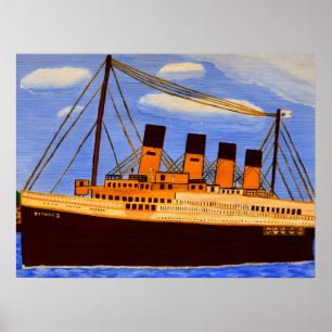 Schiff Titanic  Poster