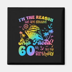 Schiff trifft auf Meinen 60. Geburtstag Kreuzfahrt Magnet