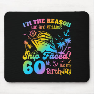 Schiff trifft auf Meinen 60. Geburtstag Kreuzfahrt Mousepad