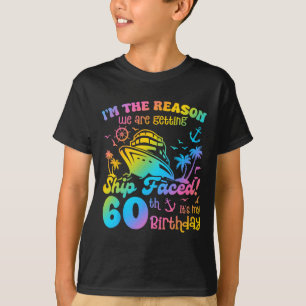 Schiff trifft auf Meinen 60. Geburtstag Kreuzfahrt T-Shirt