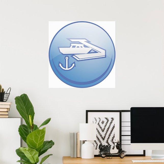 Schiff und Anchor Poster (Von Creator hochgeladen)