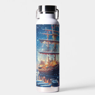 Schiff "Weihnachten/Winter" Trinkflasche