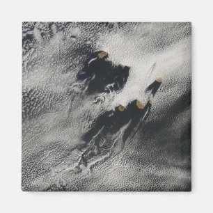 Schiff-Welle-förmige Wellenwolken- und Magnet