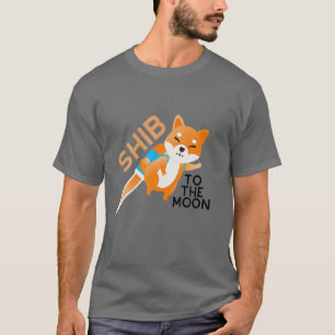 Schiff zum Mond: Shiba Inu Coin Shiba Token Shiba T-Shirt