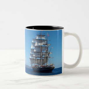 Schiff Zweifarbige Tasse