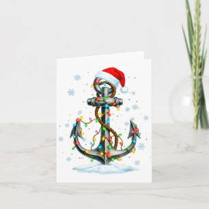 Schiffahrtsanker Weihnachtsbeleuchtung Bootfahren Karte