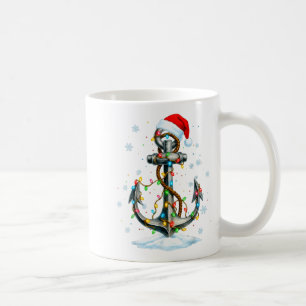 Schiffahrtsanker Weihnachtsbeleuchtung Bootsfahrer Kaffeetasse