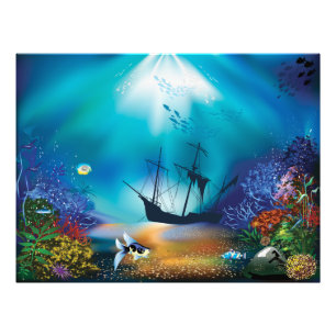 Schiffbruch Fotodruck