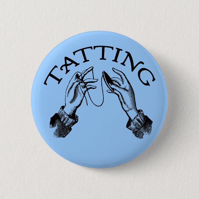 Schiffchenspitze Button (Vorderseite)