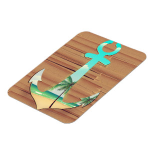 Schiffe Ankerplatz in einem Spaziergang an Bord Magnet