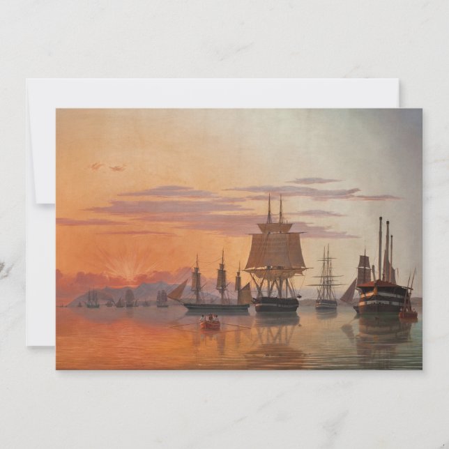 Schiffe auf dem Fluss Tagus | Carl Dahl (Vorderseite)