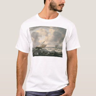 Schiffe auf einem Choppy Meer T-Shirt