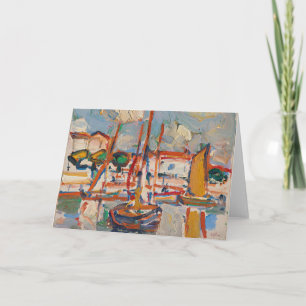 Schiffe im Hafen   Samuel John Peploe Karte