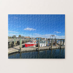 Schiffe im Hafen von Gloucester Puzzle