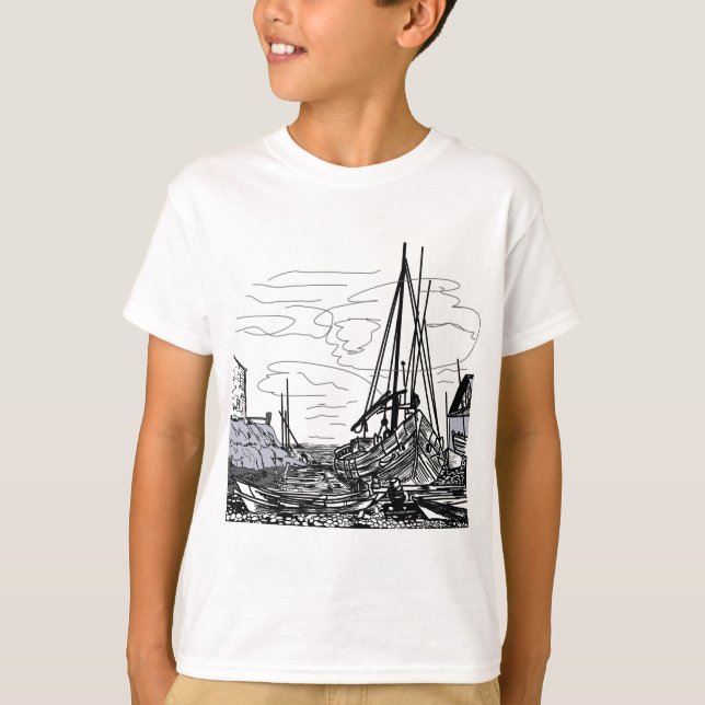 Schiffe T-Shirt (Vorderseite)