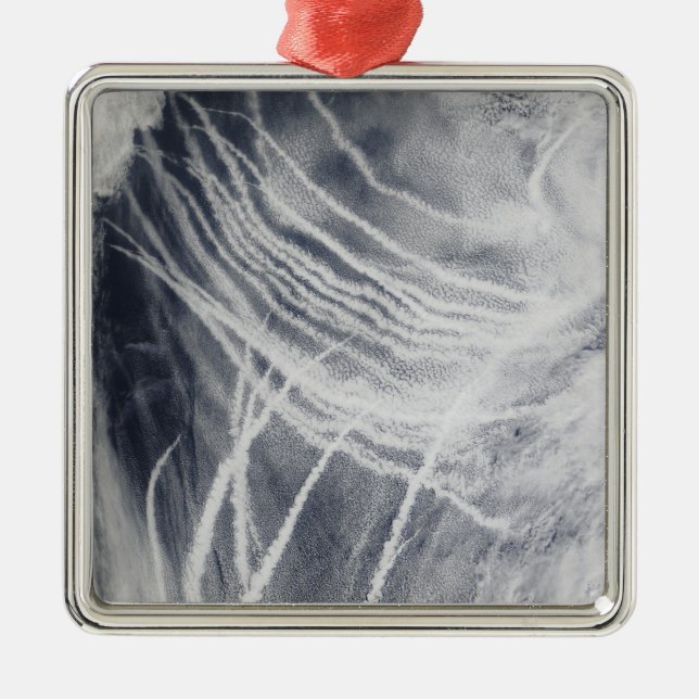 Schifffahrt durch den Nordpazifik Silbernes Ornament (Vorne)